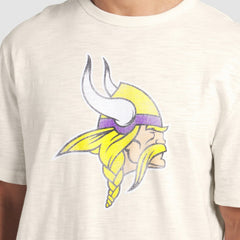 Fanatics Minnesota Vikings Slub T-Shirt Cream