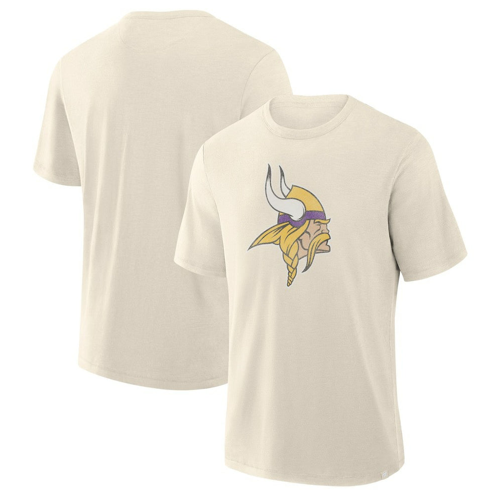 Fanatics Minnesota Vikings Slub T-Shirt Cream