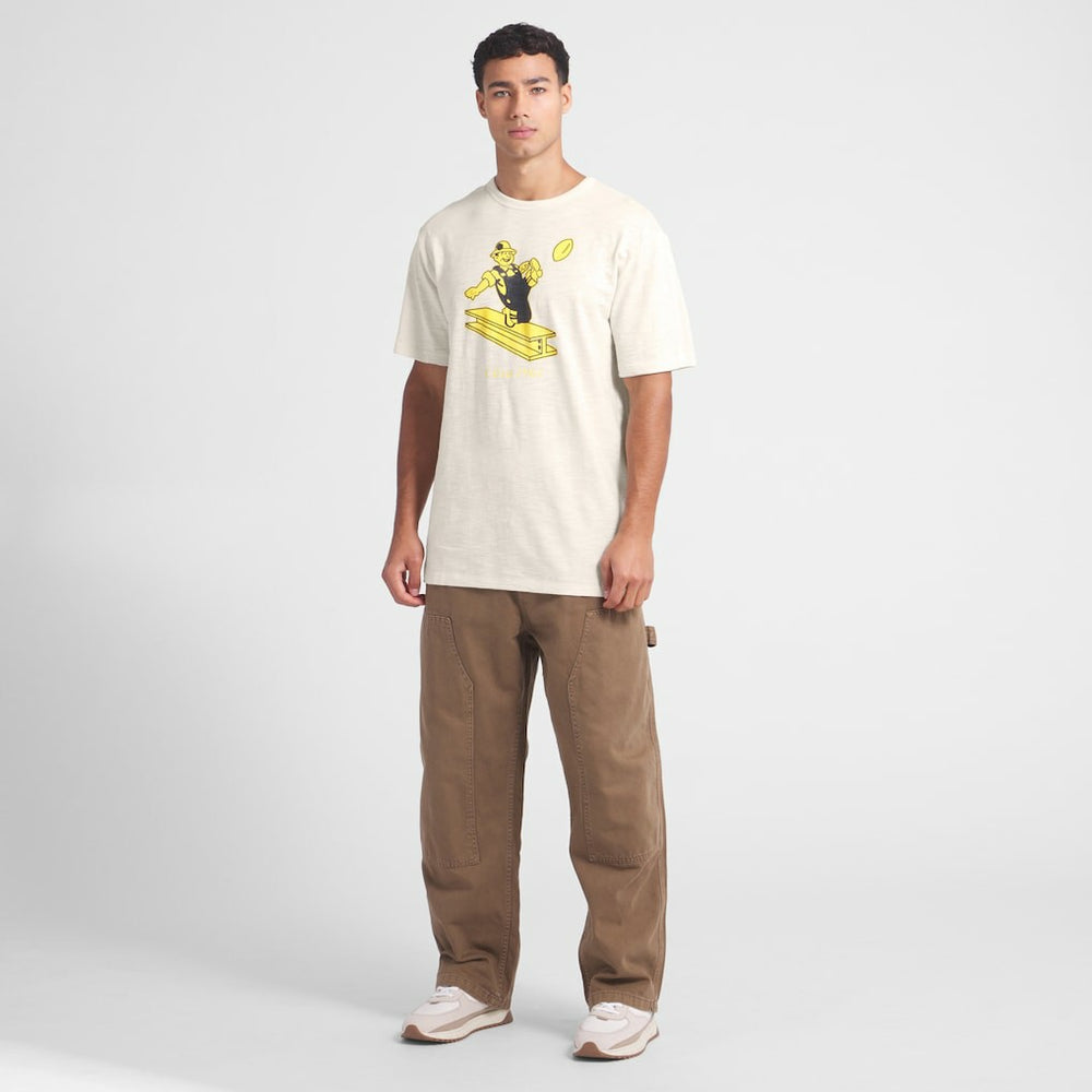 Fanatics Pittsburgh Steelers Slub T-Shirt Cream