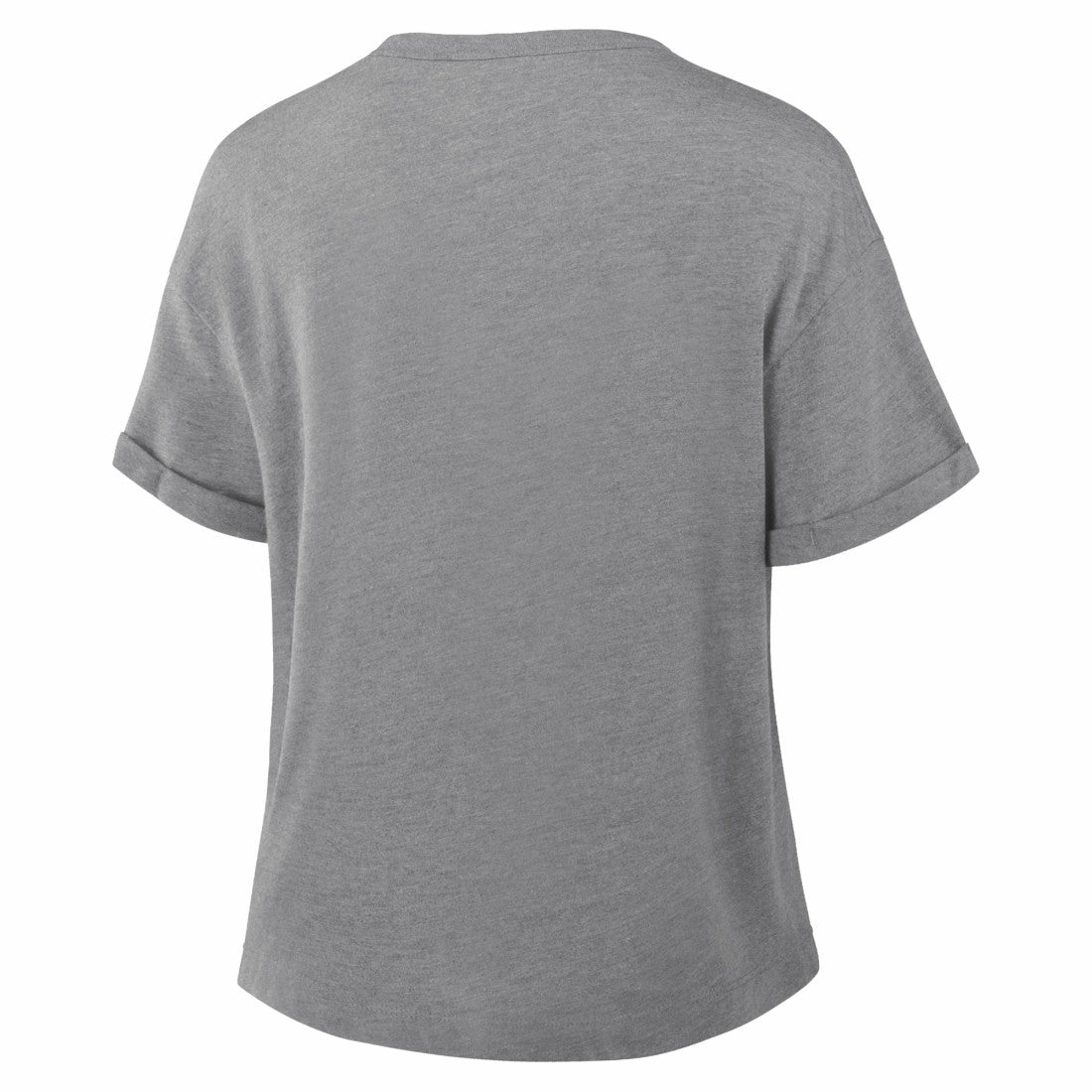 Fanatics Green Bay Packers Women's Swing Pass Tri-Blend Boxy T-Shirt Heather Gray