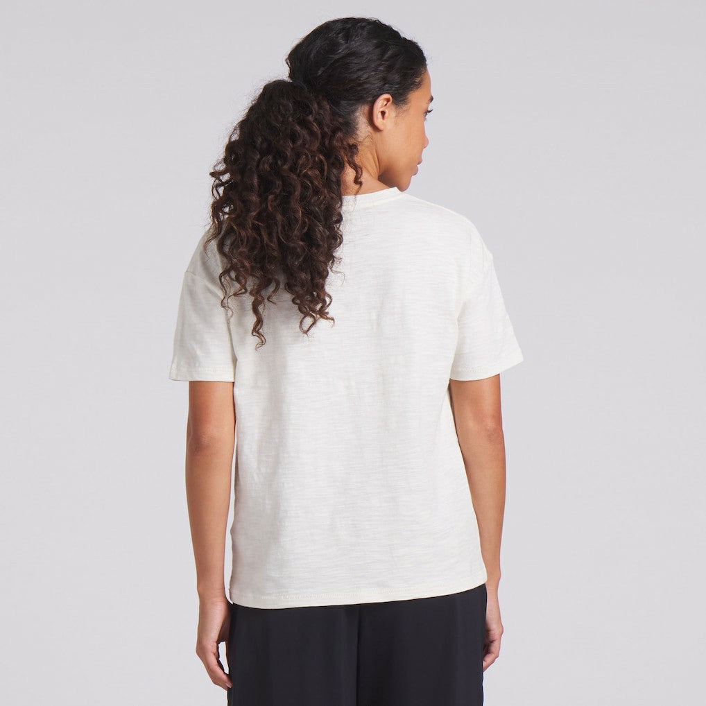 Fanatics San Francisco 49ers Women's Trick Play Slub Boxy T-Shirt Cream