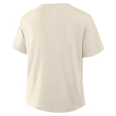 Fanatics Chicago Bears Women's Trick Play Slub Boxy T-Shirt Cream