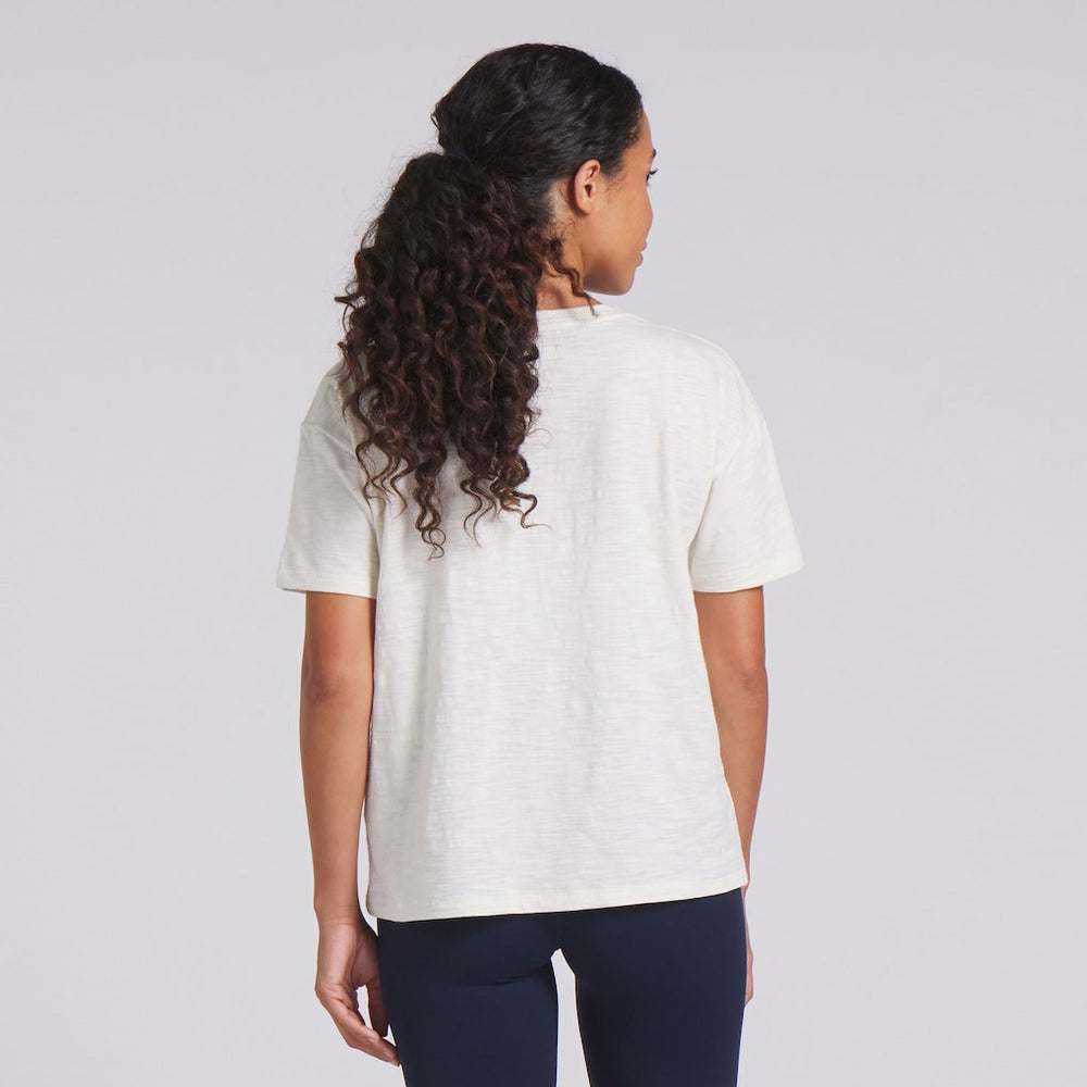 Fanatics Chicago Bears Women's Trick Play Slub Boxy T-Shirt Cream