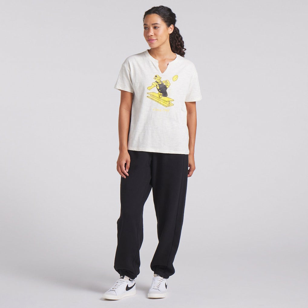 Fanatics Green Bay Packers Women's Trick Play Slub Boxy T-Shirt Cream