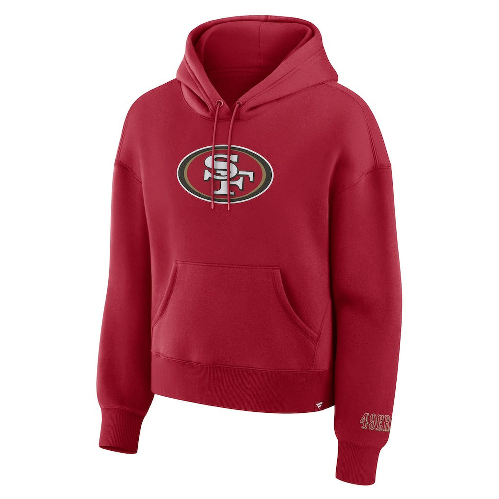 Fanatics San Francisco 49ers Women's Legacy Fleece Pullover Hoodie Scarlet