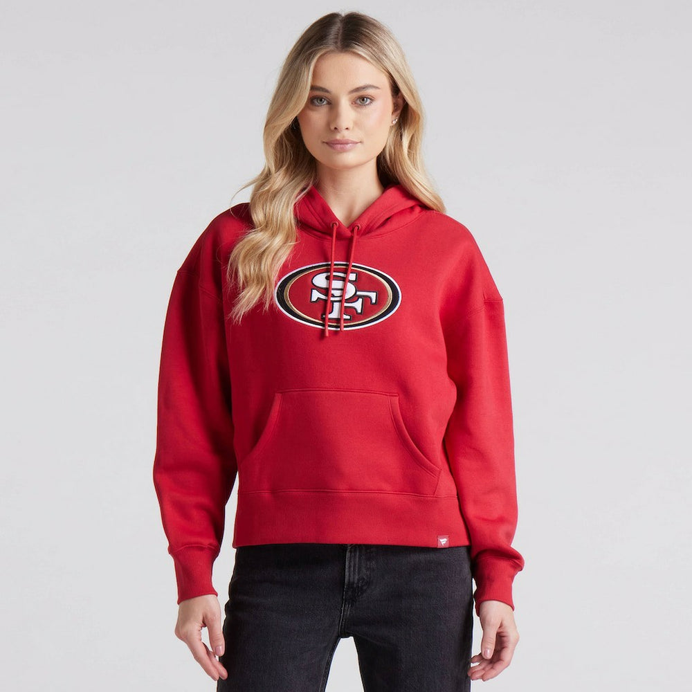 Fanatics San Francisco 49ers Women's Legacy Fleece Pullover Hoodie Scarlet