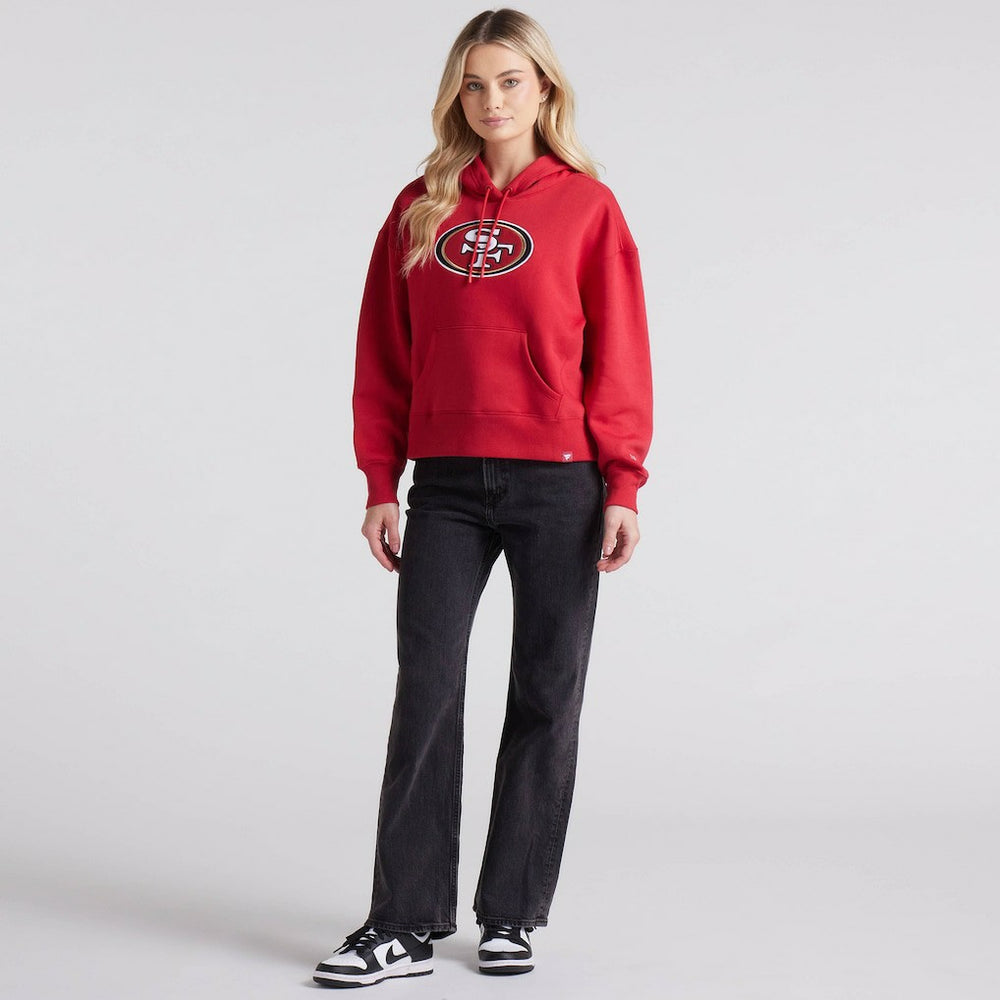Fanatics San Francisco 49ers Women's Legacy Fleece Pullover Hoodie Scarlet