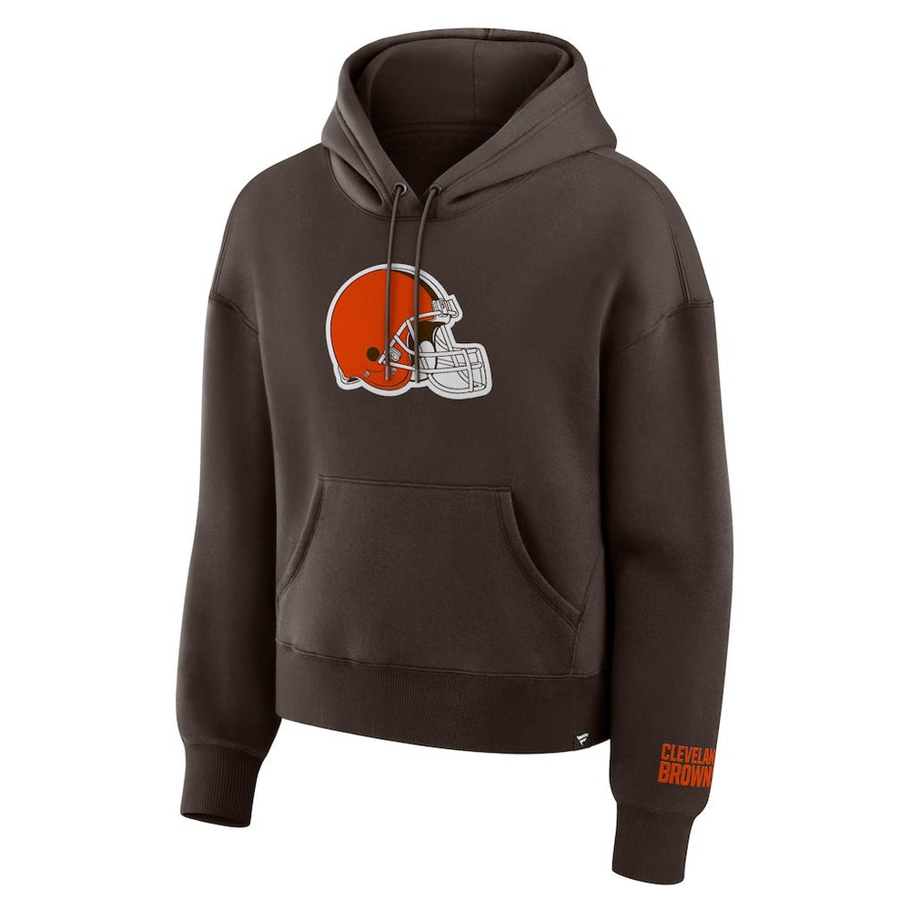 Fanatics Cleveland Browns Women's Legacy Fleece Pullover Hoodie Brown