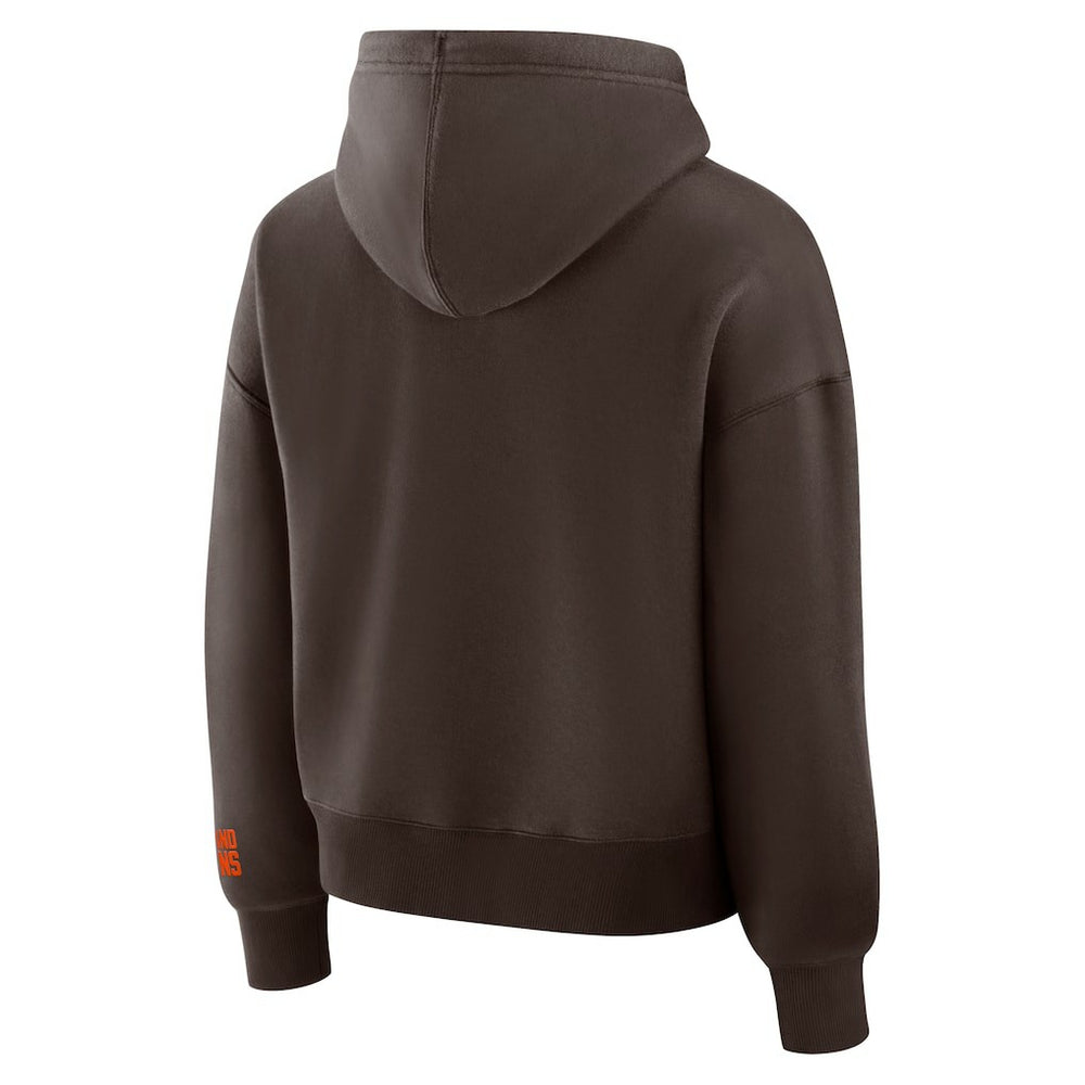 Fanatics Cleveland Browns Women's Legacy Fleece Pullover Hoodie Brown