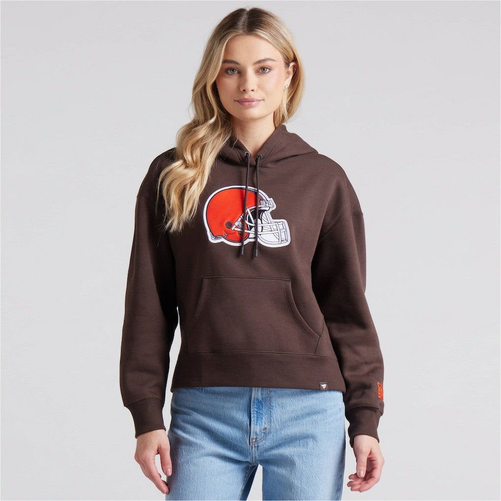 Fanatics Cleveland Browns Women's Legacy Fleece Pullover Hoodie Brown