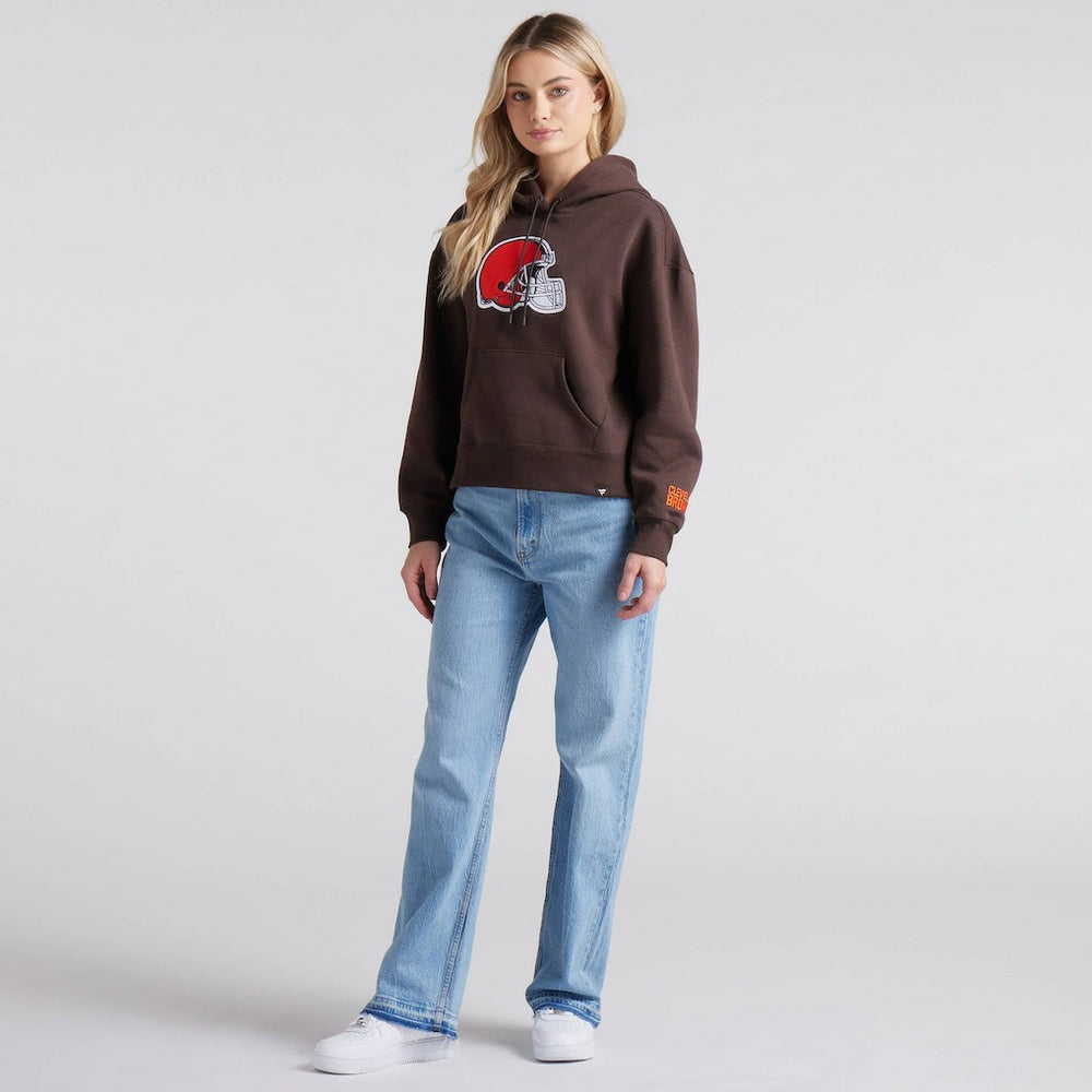 Fanatics Cleveland Browns Women's Legacy Fleece Pullover Hoodie Brown