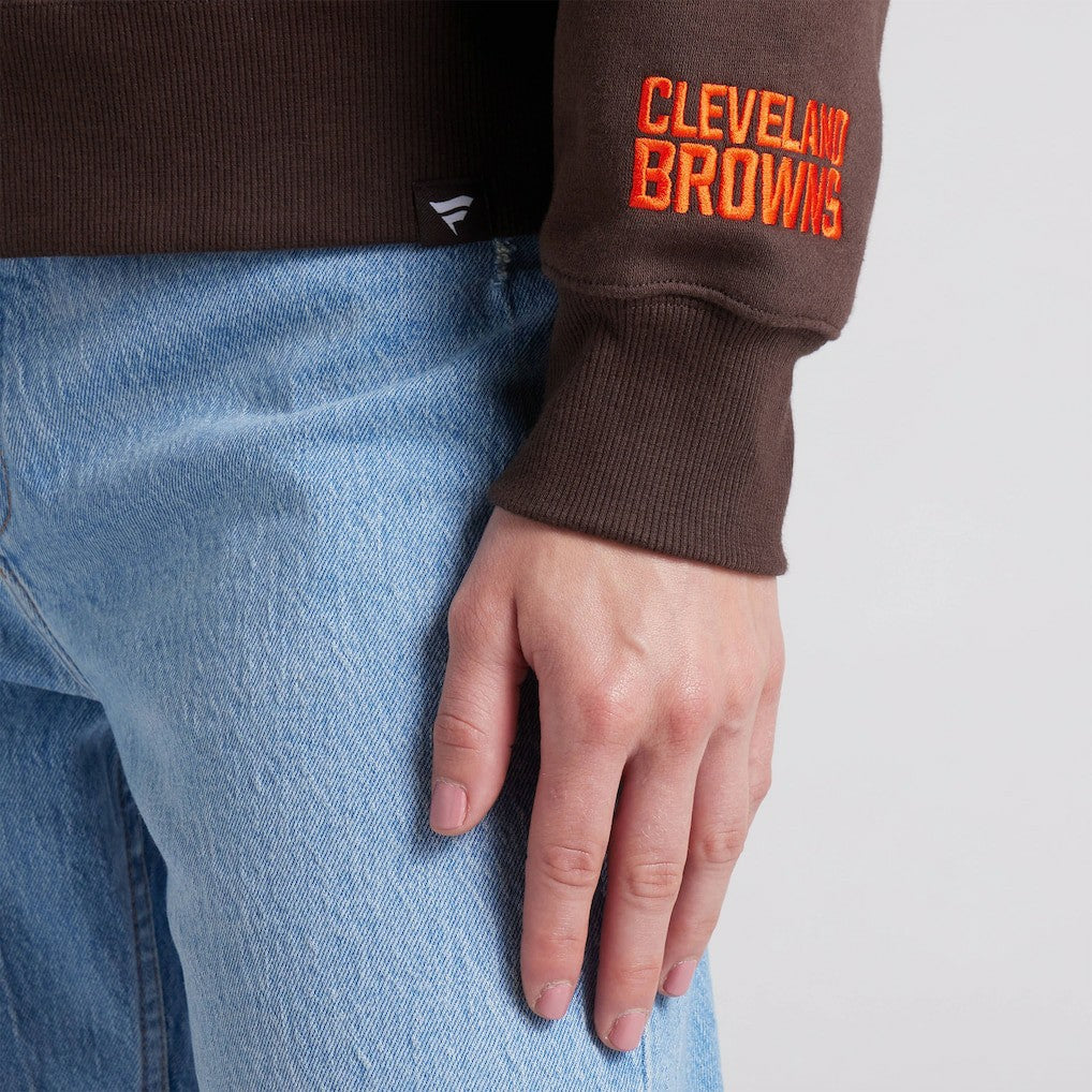 Fanatics Cleveland Browns Women's Legacy Fleece Pullover Hoodie Brown