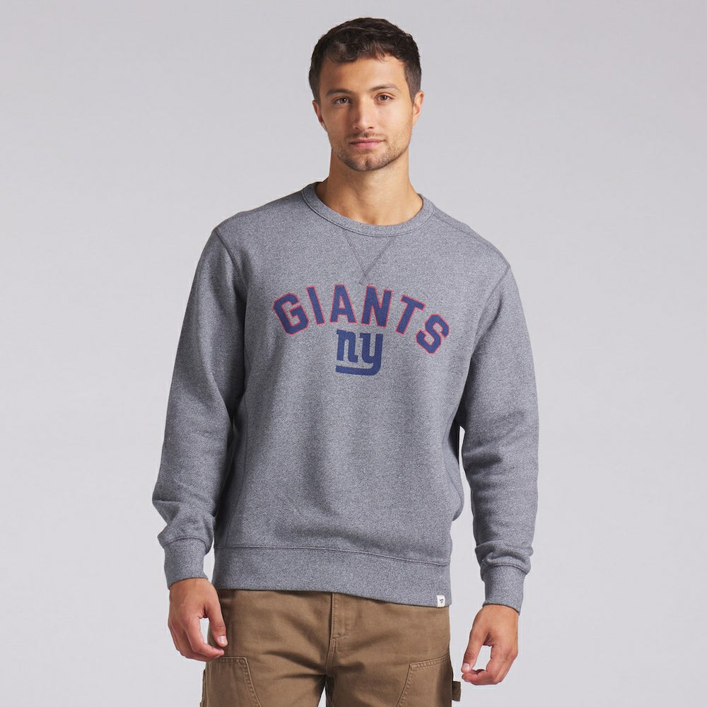 Fanatics New York Giants Loop Terry Pullover Sweatshirt Heather Gray