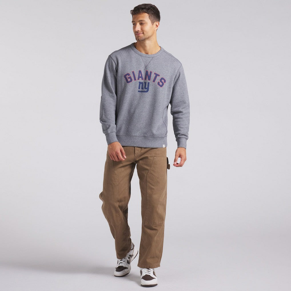 Fanatics New York Giants Loop Terry Pullover Sweatshirt Heather Gray