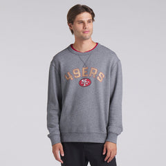 Fanatics San Francisco 49ers Loop Terry Pullover Sweatshirt Heather Gray