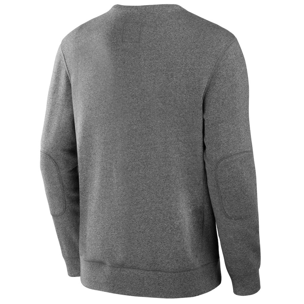 Fanatics New Orleans Saints Loop Terry Pullover Sweatshirt Heather Gray