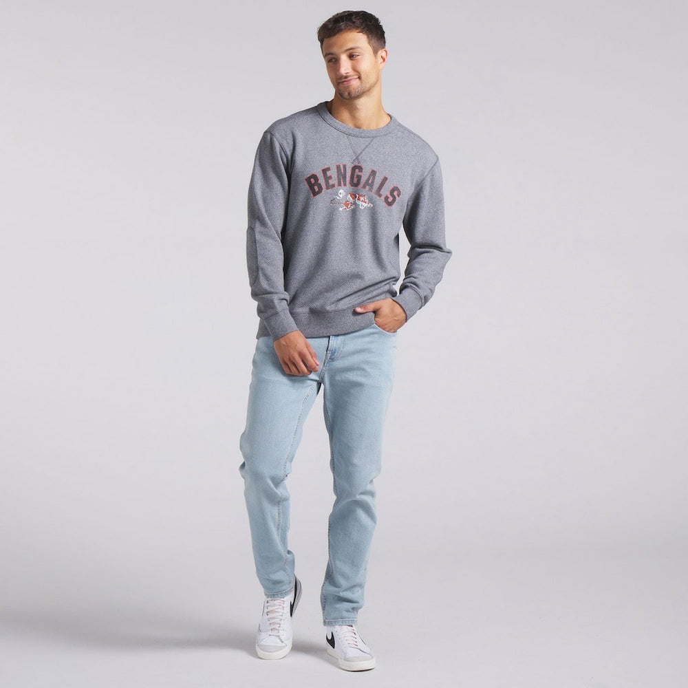 Fanatics Cincinnati Bengals Loop Terry Pullover Sweatshirt Heather Gray