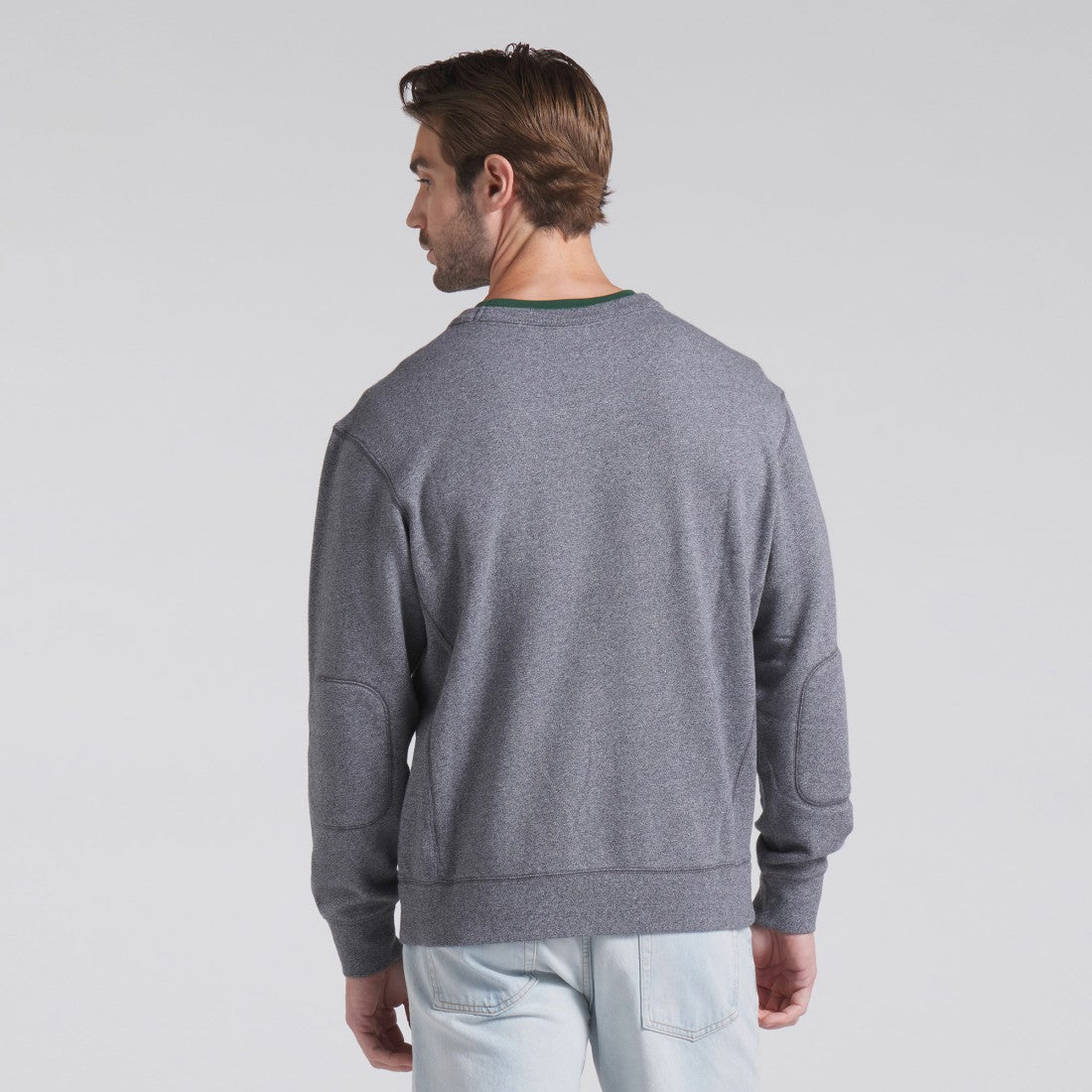 Fanatics New York Jets Loop Terry Pullover Sweatshirt Heather Gray