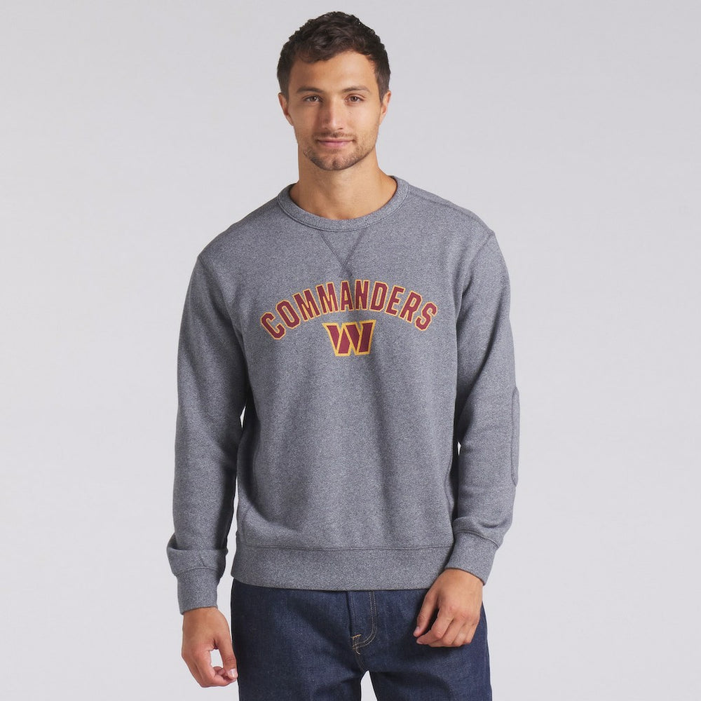 Fanatics Washington Commanders Loop Terry Pullover Sweatshirt Heather Gray
