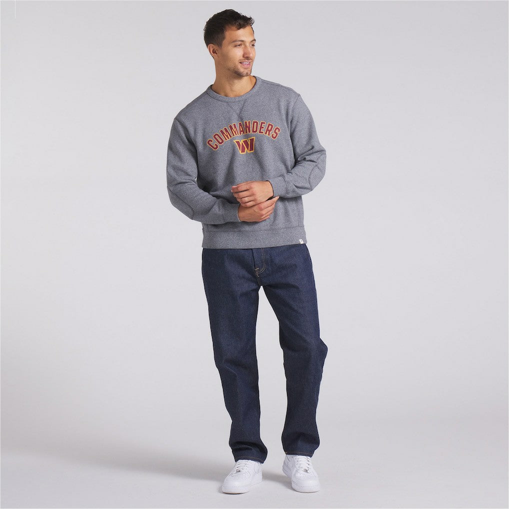Fanatics Washington Commanders Loop Terry Pullover Sweatshirt Heather Gray