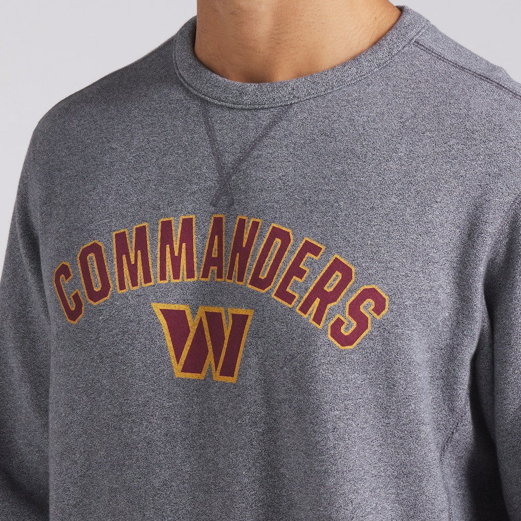 Fanatics Washington Commanders Loop Terry Pullover Sweatshirt Heather Gray