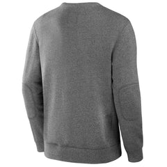 Fanatics Minnesota Vikings Loop Terry Pullover Sweatshirt Heather Gray