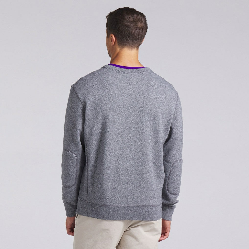 Fanatics Minnesota Vikings Loop Terry Pullover Sweatshirt Heather Gray