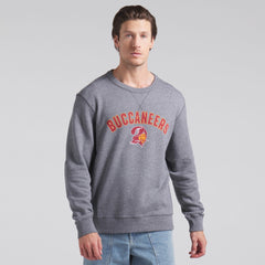 Fanatics Tampa Bay Buccaneers Loop Terry Pullover Sweatshirt Heather Gray