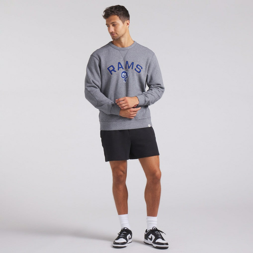 Fanatics Los Angeles Rams Loop Terry Pullover Sweatshirt Heather Gray