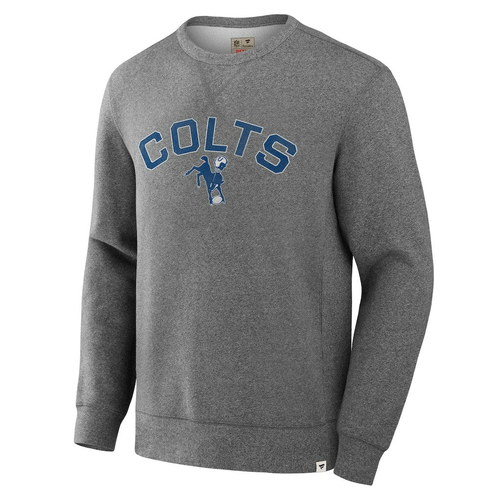 Fanatics Indianapolis Colts Loop Terry Pullover Sweatshirt Heather Gray