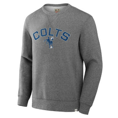 Fanatics Indianapolis Colts Loop Terry Pullover Sweatshirt Heather Gray