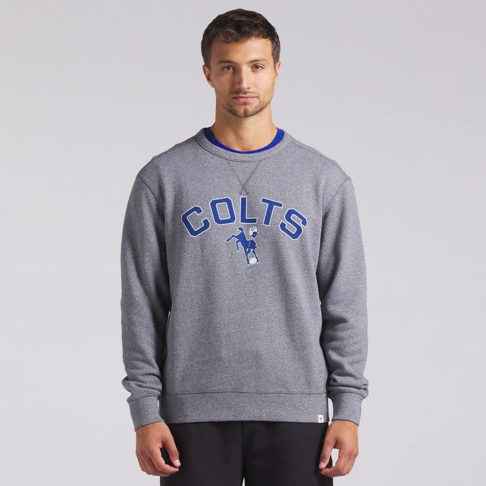 Fanatics Indianapolis Colts Loop Terry Pullover Sweatshirt Heather Gray