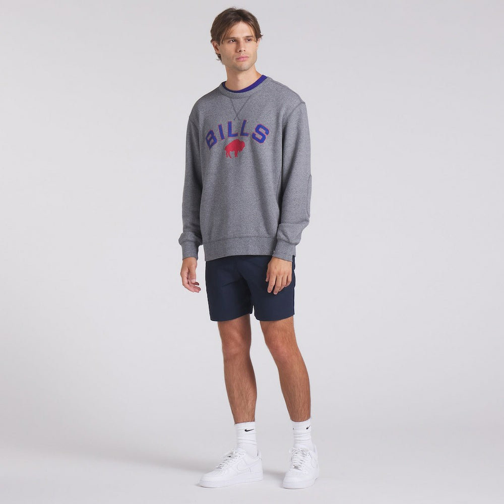 Fanatics Buffalo Bills Loop Terry Pullover Sweatshirt Heather Gray