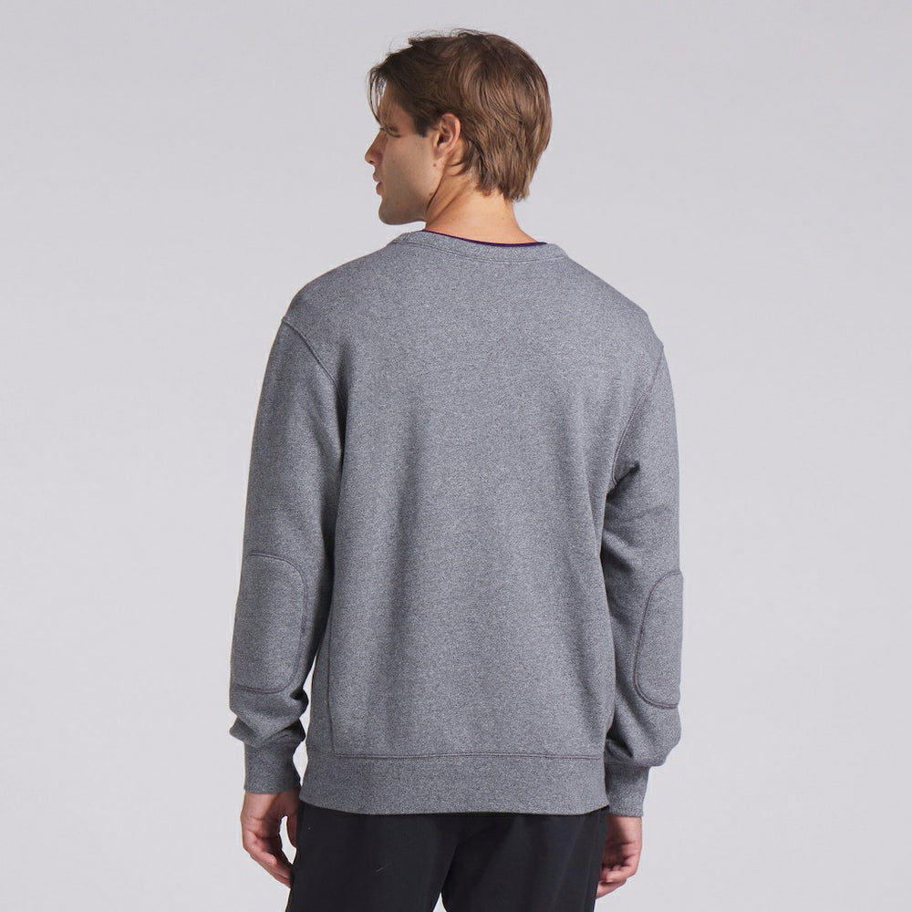 Fanatics Baltimore Ravens Loop Terry Pullover Sweatshirt Heather Gray