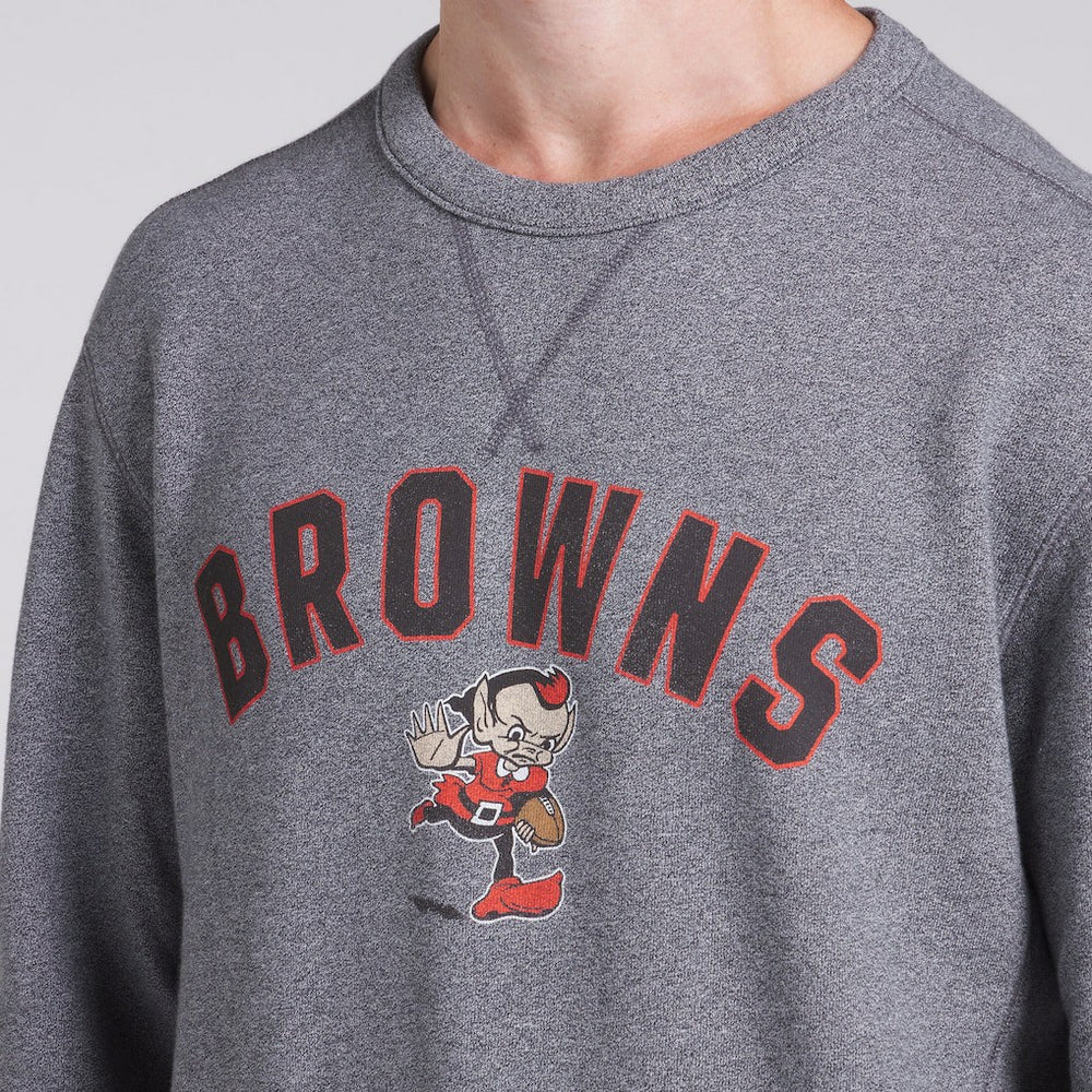 Fanatics Cleveland Browns Loop Terry Pullover Sweatshirt Heather Gray