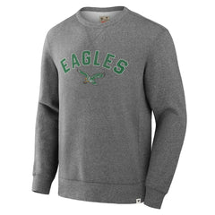 Fanatics Philadelphia Eagles Loop Terry Pullover Sweatshirt Heather Gray