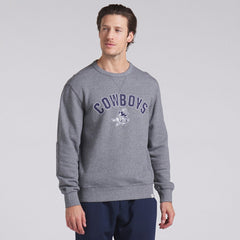 Fanatics Dallas Cowboys Loop Terry Pullover Sweatshirt Heather Gray