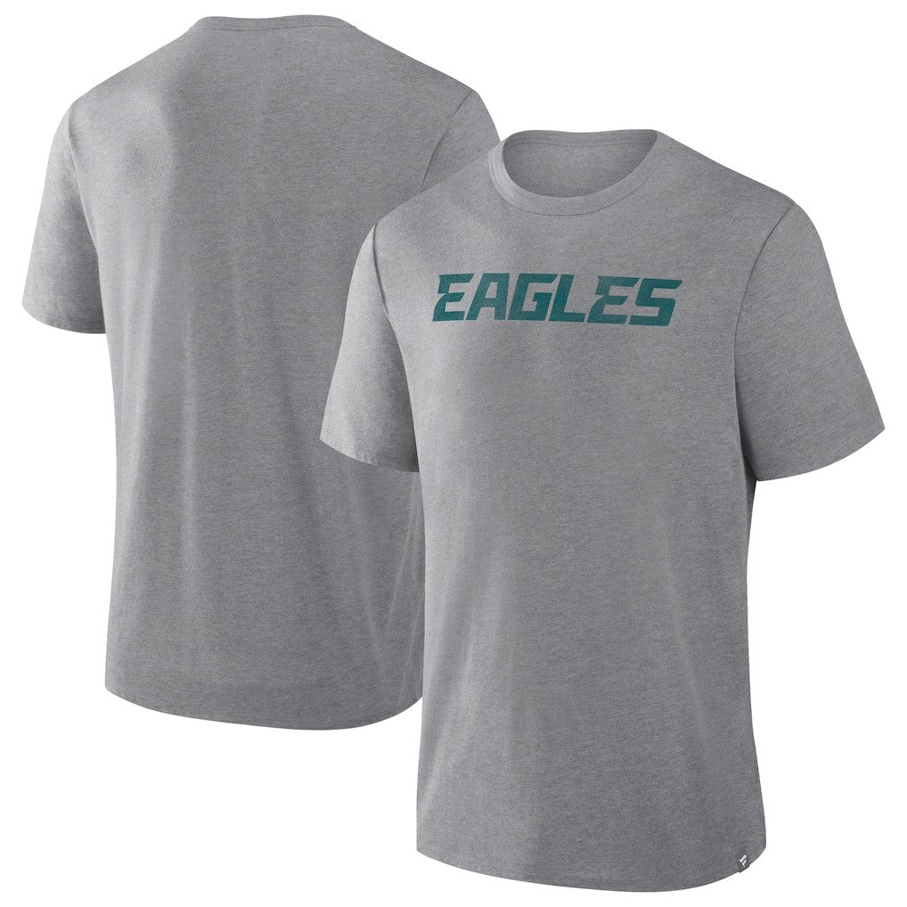 Fanatics Philadelphia Eagles Pass Rush Tri-Blend T-Shirt Heather Gray
