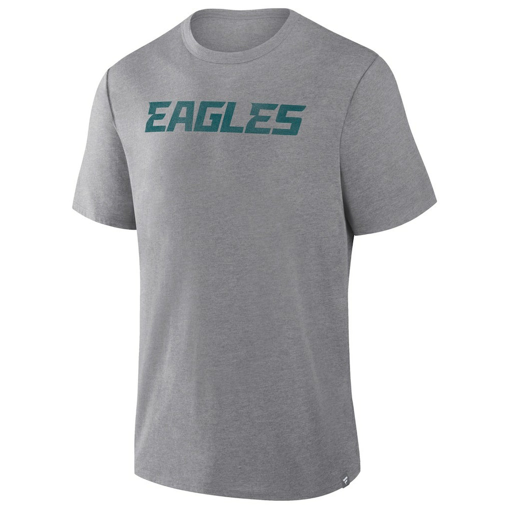 Fanatics Philadelphia Eagles Pass Rush Tri-Blend T-Shirt Heather Gray