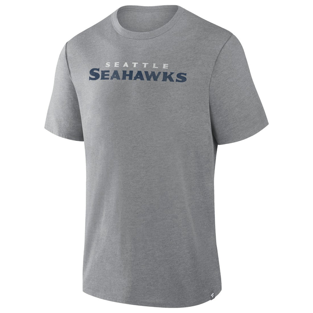 Fanatics Seattle Seahawks Pass Rush Tri-Blend T-Shirt Heather Gray
