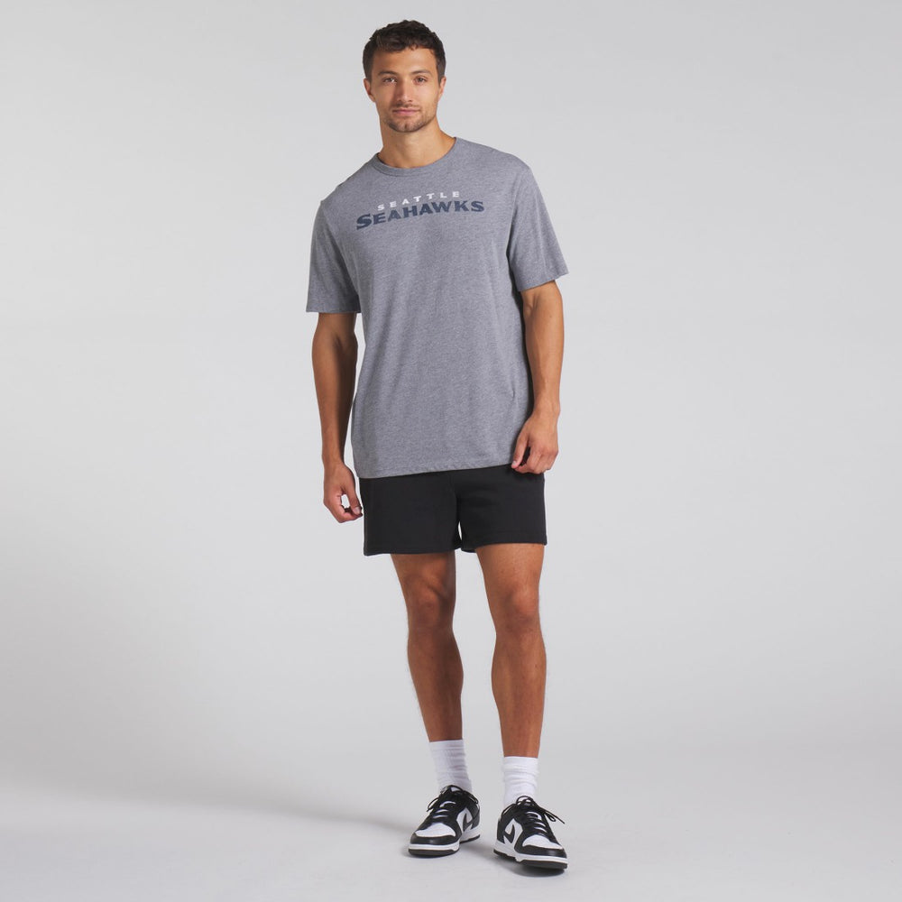 Fanatics Seattle Seahawks Pass Rush Tri-Blend T-Shirt Heather Gray