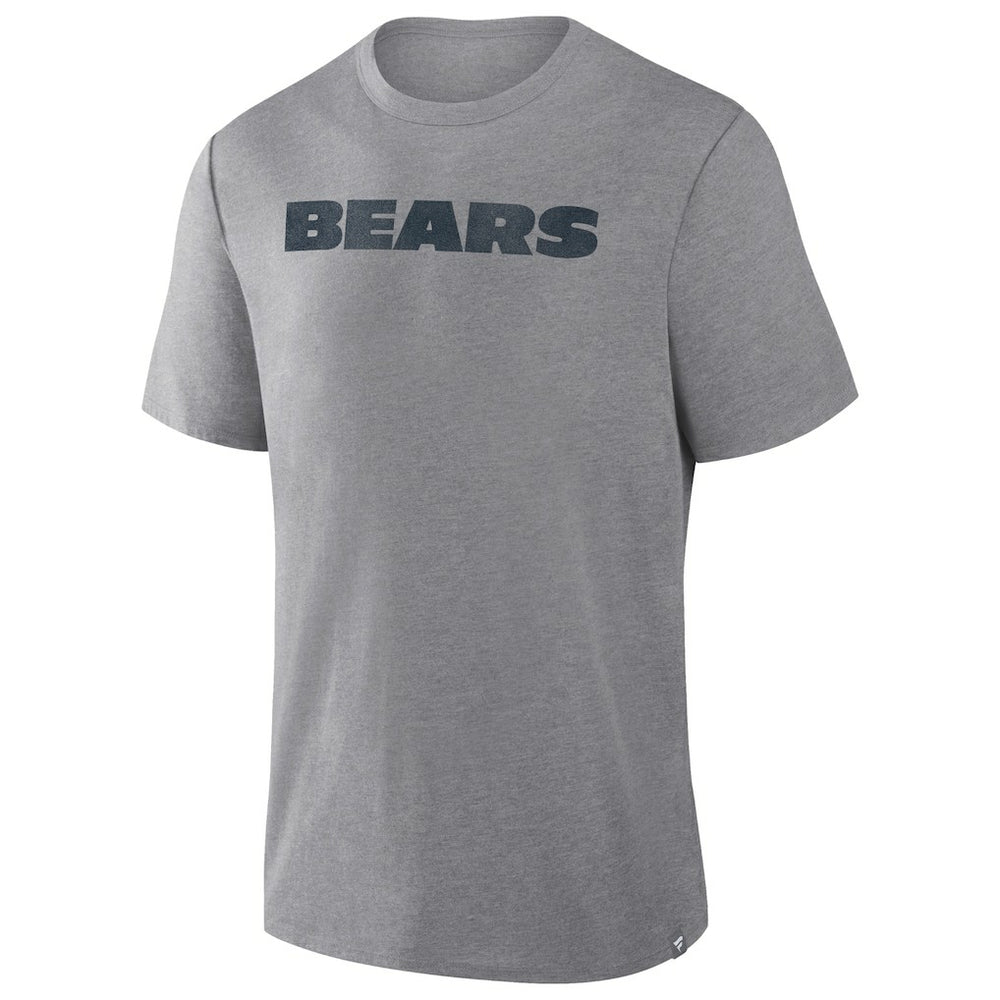 Fanatics Chicago Bears Pass Rush Tri-Blend T-Shirt Heather Gray