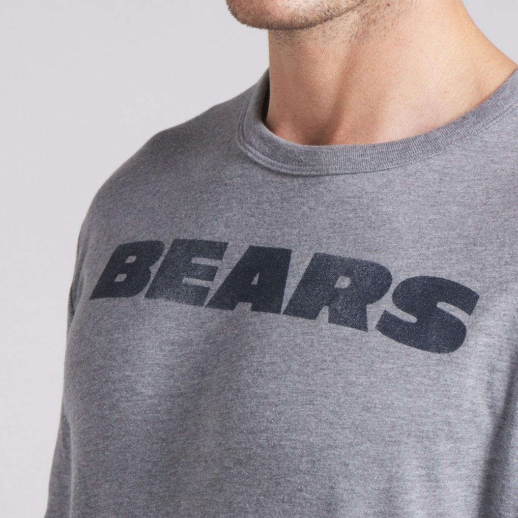 Fanatics Chicago Bears Pass Rush Tri-Blend T-Shirt Heather Gray