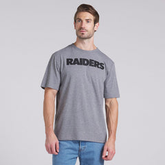 Fanatics Las Vegas Raiders Pass Rush Tri-Blend T-Shirt Heather Gray