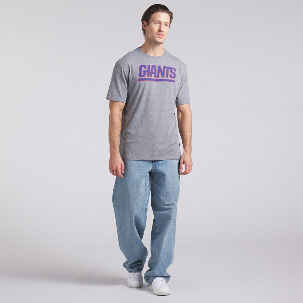 Fanatics New York Giants Pass Rush Tri-Blend T-Shirt Heather Gray