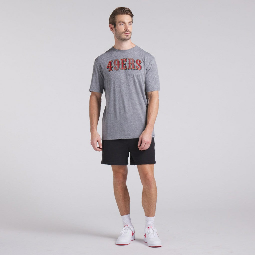 Fanatics San Francisco 49ers Pass Rush Tri-Blend T-Shirt Heather Gray