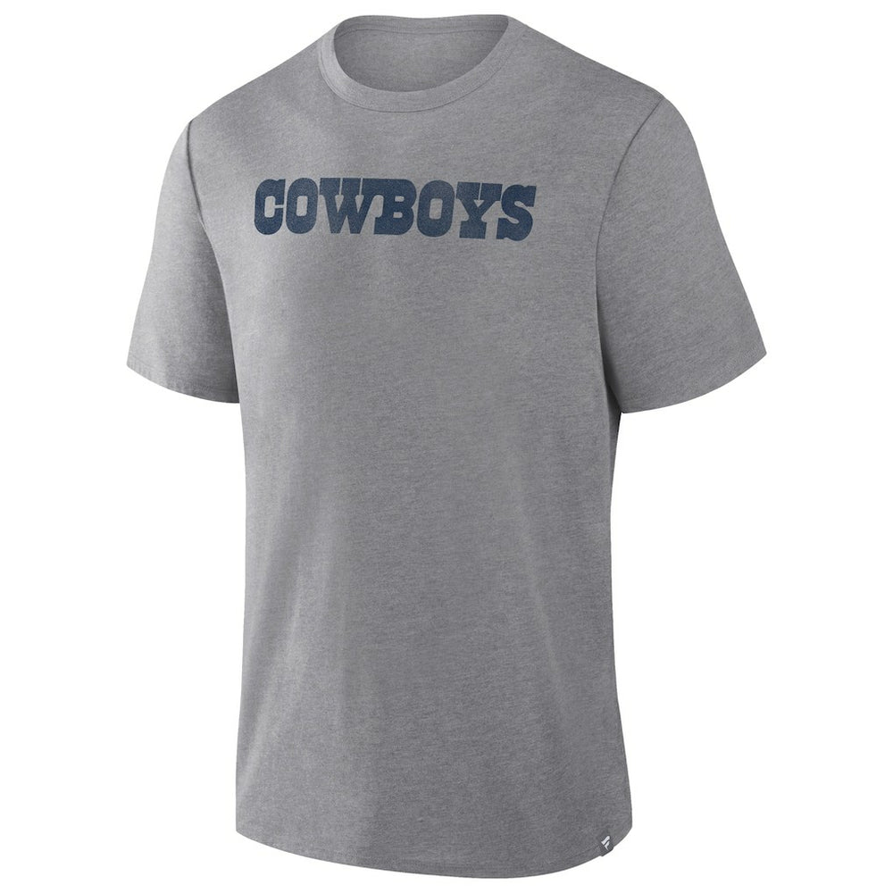 Fanatics Dallas Cowboys Pass Rush Tri-Blend T-Shirt Heather Gray