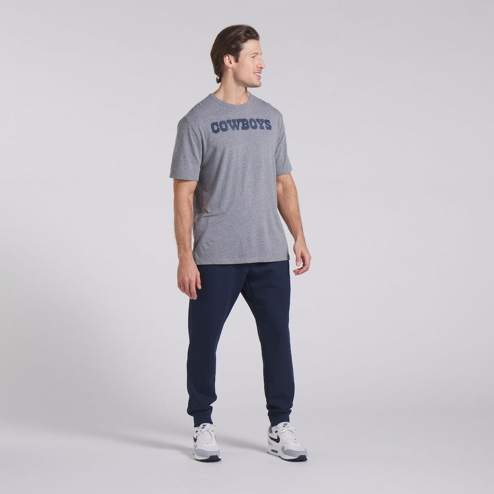 Fanatics Dallas Cowboys Pass Rush Tri-Blend T-Shirt Heather Gray