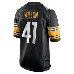 Nike Payton Wilson Pittsburgh Steelers Game Jersey Black