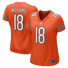 Nike Caleb Williams Chicago Bears Women's Alternate Game Jersey Orange
